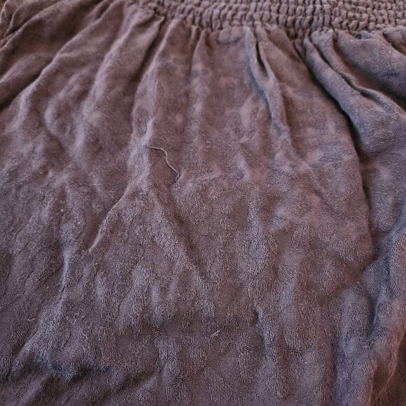 Tommy Bahama St. Lucia Off The Shoulder Tier Maxi Linen Dress Size L - Picture 7 of 9